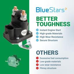 7CM-1241-212-51 Starter Solenoid 12V 2 Terminals Lawn Mower Solenoid Relay Switch Replaces Trombetta 7CM124121251 M008904-000 05167200 for Gravely ZT X, ZT XL, Pro-Turn Zero Turn Mowers thumbnail 10