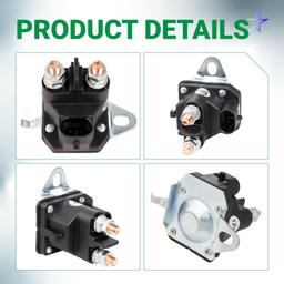 7CM-1241-212-51 Starter Solenoid 12V 2 Terminals Lawn Mower Solenoid Relay Switch Replaces Trombetta 7CM124121251 M008904-000 05167200 for Gravely ZT X, ZT XL, Pro-Turn Zero Turn Mowers thumbnail 6