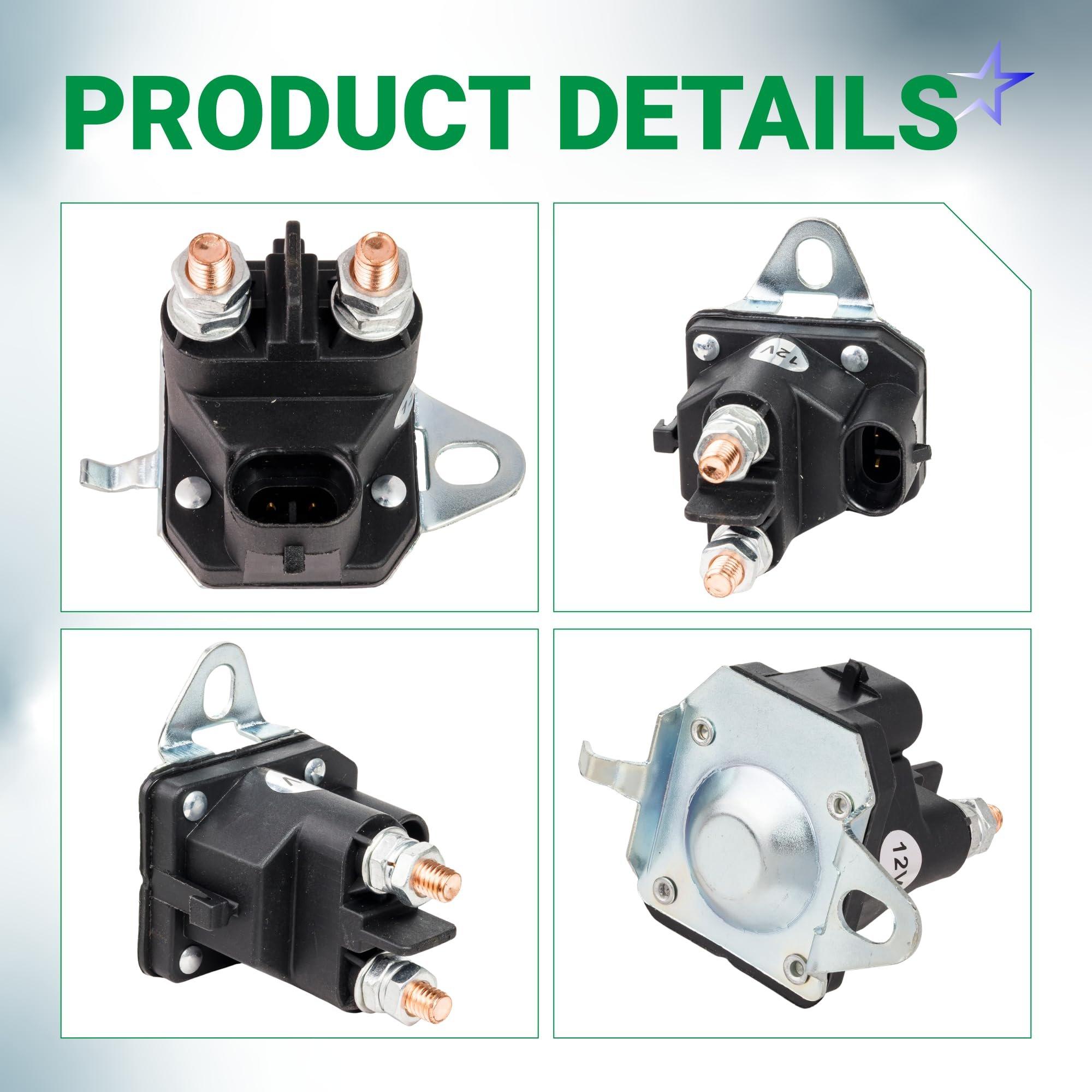 7CM-1241-212-51 Starter Solenoid 12V 2 Terminals Lawn Mower Solenoid Relay Switch Replaces Trombetta 7CM124121251 M008904-000 05167200 for Gravely ZT X, ZT XL, Pro-Turn Zero Turn Mowers image 6