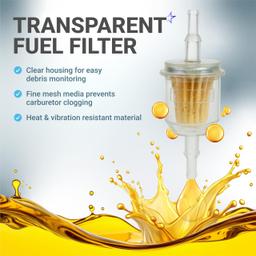 28463G01 Air Filter - EZGO Tune Up Kit E-Z-GO Gas 4-Cycle RXV TXT Medalist Workhorse MPT ST Cushman Hauler - Fits Club Car Precedent Carryall - Includes Spark Plug Fuel Filter Oil Filter thumbnail 8