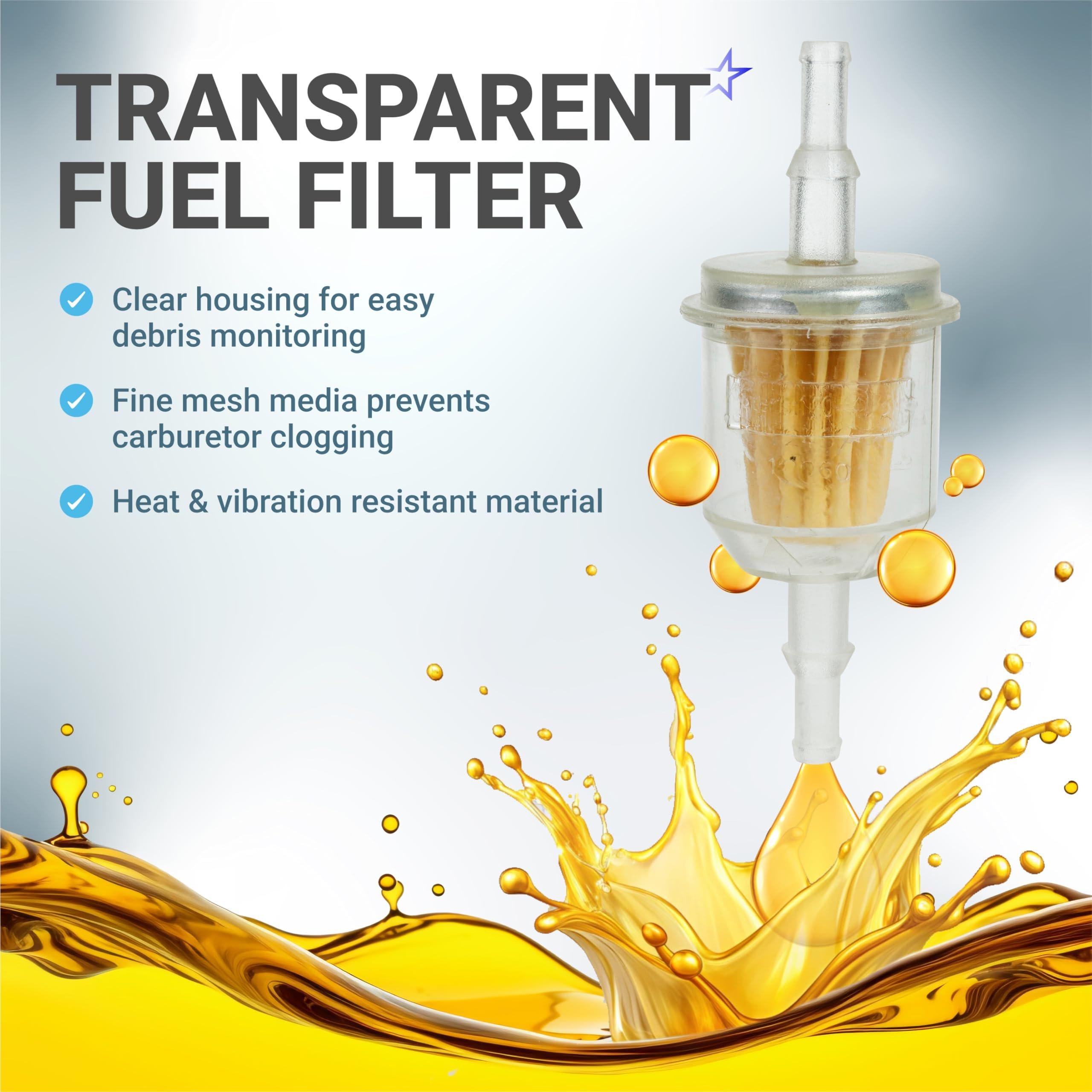 28463G01 Air Filter - EZGO Tune Up Kit E-Z-GO Gas 4-Cycle RXV TXT Medalist Workhorse MPT ST Cushman Hauler - Fits Club Car Precedent Carryall - Includes Spark Plug Fuel Filter Oil Filter image 8