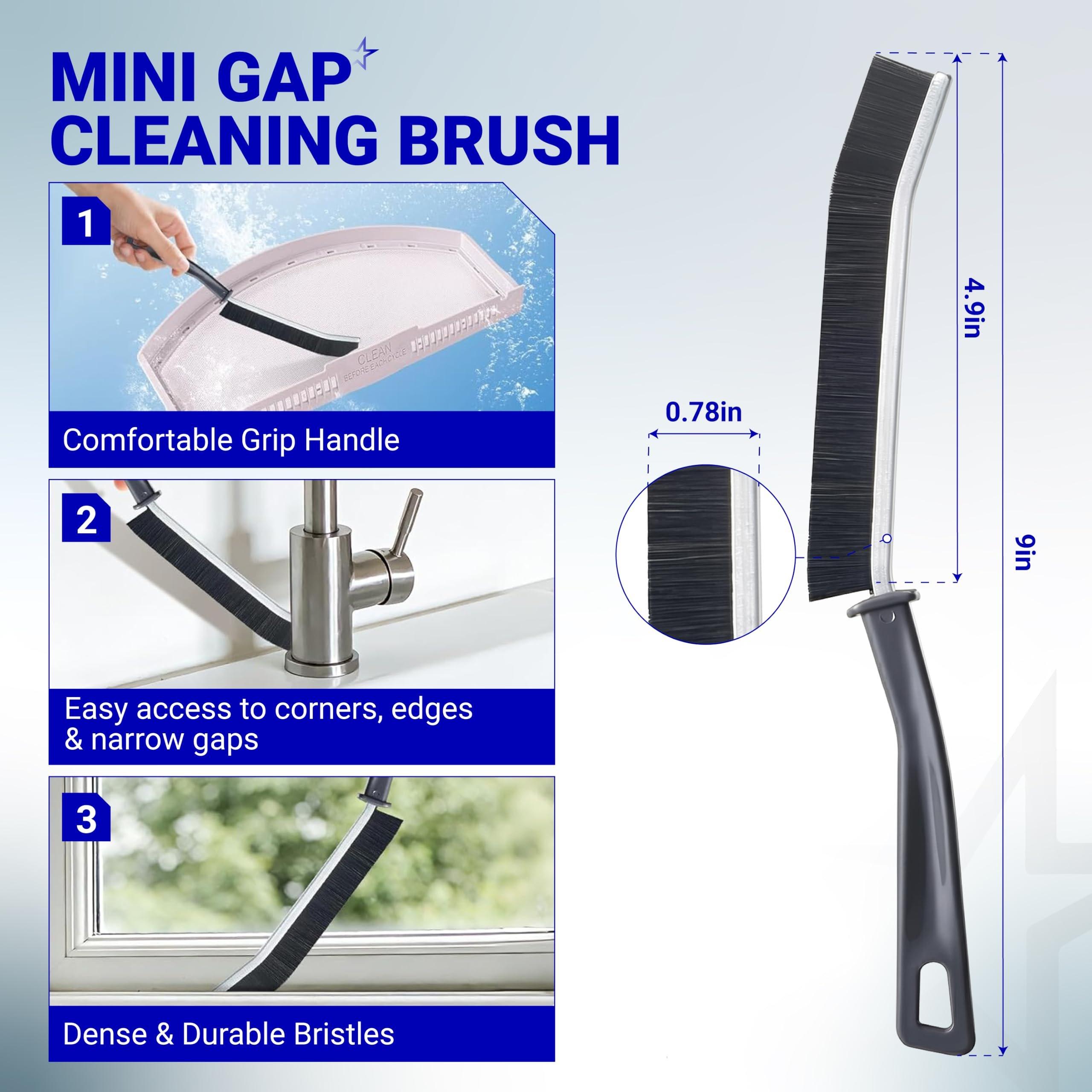 WE03X23881 Dryer Lint Filter Replacement for GE Hotpoint Dryers GTD42EASJ2WW GTD45EASJ2WS GTD33EASK0WW - Replaces PS11763056 4476390 Stainless Steel Screen with Cleaning Brushes image 3