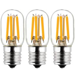 BlueStars E17 T7 LED Bulb 2W 120V (25W Equivalent), 2700K Warm White, 220lm for Microwave Oven, Range Hood, Refrigerator, Appliance Replacement Bulbs - 3 Packs thumbnail 7