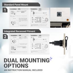[100% Aluminum] Waterproof Wall Socket Passthrough Kit for Starlink Mini | Aluminum DC 5.5x2.1mm Female Bulkhead Connector and Power Adapter for RV Camper Boat Battery Box Truck thumbnail 5