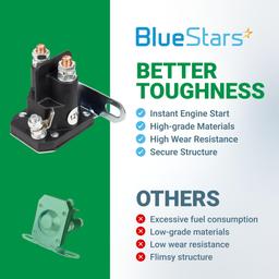 030817 Starter Solenoid 12V 3 Terminals for Hustler Raptor SD SDX Flip-Up FasTrak Zero Turn Lawn Mowers - Solenoid Relay w/ 1 Hole Bracket Replaces Trombetta 8321211210 832-1211-210 thumbnail 10