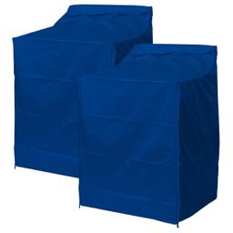 BlueStars 2PCS Washing Machine Covers For Top-load - Premium Outdoor Protection For Most Washer Dryer Cover - W29”x D28”x H43” (Blue) thumbnail 0