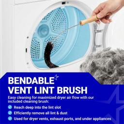 Ultra Durable ADQ56656403 Lint Filter Replacement for LG Dryers and WashTowers - 11.2" x 10.9" Lint Filter Trap Screen Strainer Replaces 4960837 AP7012980 PS16546780 with Cleaning Brush thumbnail 6