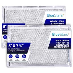 WB06X10608 5304464105 Microwave Grease Filter 5 x 7-5/8 inch Replacement - Compatible with Frigi.daire GE Microwaves - Replaces 5304478913 5304517871 PS12585760 - 2-Pack thumbnail 0