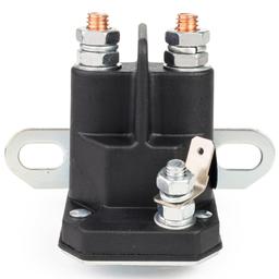 030817 Starter Solenoid 12V 3 Terminals for Hustler Raptor SD SDX Flip-Up FasTrak Zero Turn Lawn Mowers - Solenoid Relay w/ 1 Hole Bracket Replaces Trombetta 8321211210 832-1211-210 thumbnail 0