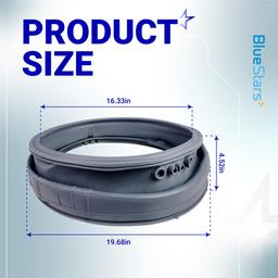 [NEW] BlueStars MDS47123619 Washer Door Seal with Extra Removal Tools thumbnail 1