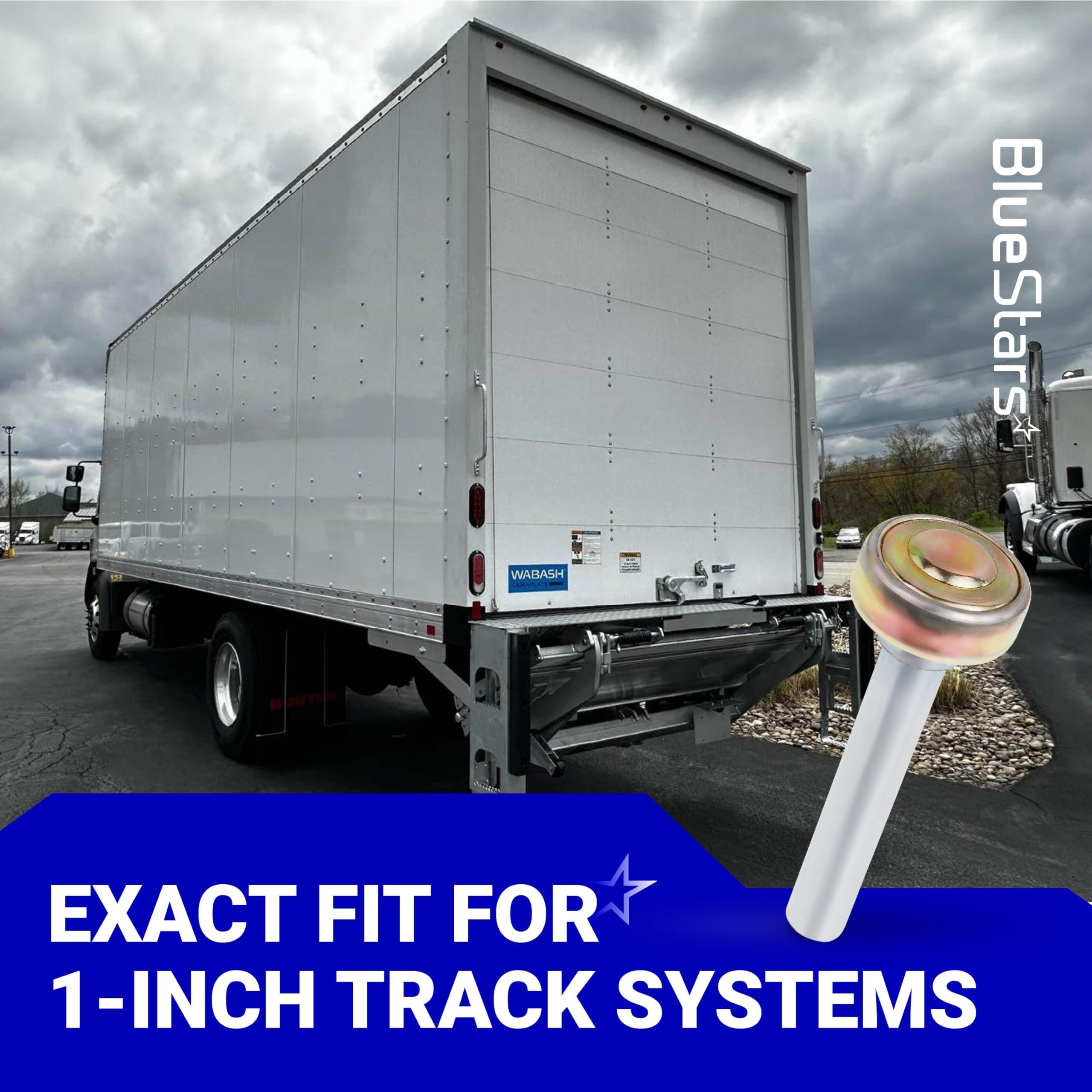 BlueStars 12 Pack Truck and Trailer Door Rollers Garage Door Rollers Hardware On Box Truck Rollup Door - Fit for 1" Track - 7/16'' Diameter x 2-3/4'' Long Rod image 7