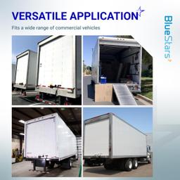 BlueStars 12 Pack Truck and Trailer Door Rollers Garage Door Rollers Hardware On Box Truck Rollup Door - Fit for 1" Track - 7/16'' Diameter x 2-3/4'' Long Rod thumbnail 4