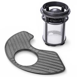 W10872845 Dishwasher Pump Filter Cup & WPW10463906 Screen Filter thumbnail 0