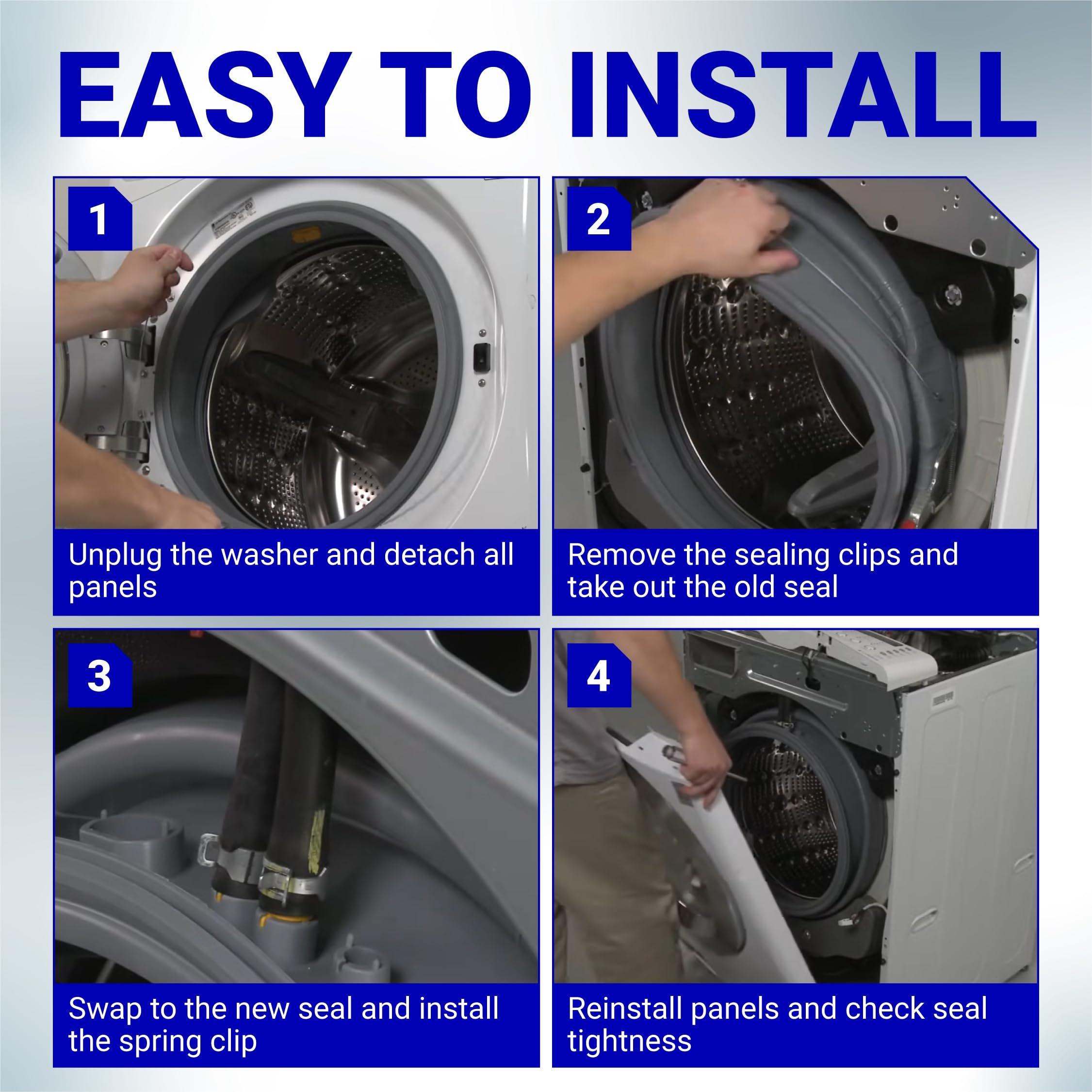 [NEW] BlueStars MDS47123619 Washer Door Seal with Extra Removal Tools image 5