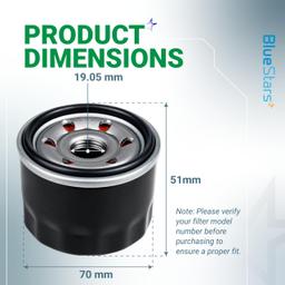 951-12690 LT4200 Oil Filter for MTD 751-12690 420cc Troy Bilt thumbnail 1
