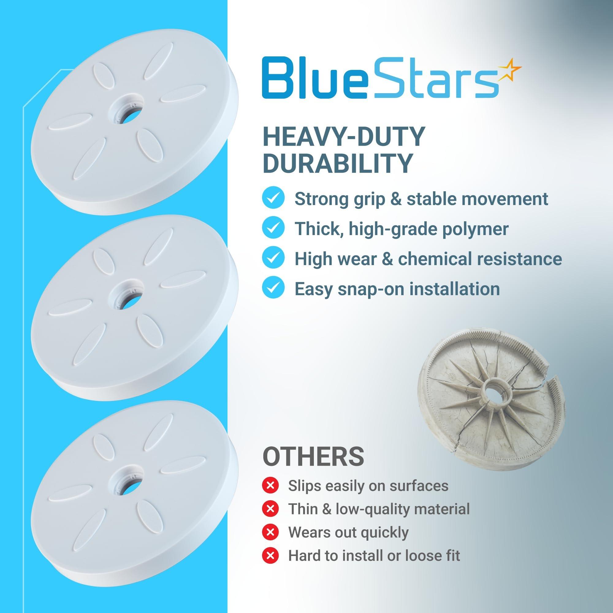 BlueStars C6/C-6 Large Wheel Replacement Parts – Compatible with Polaris 180 280 Tanktrax, VAC-Sweep 280 Pool Cleaners – Pack of 3 image 9