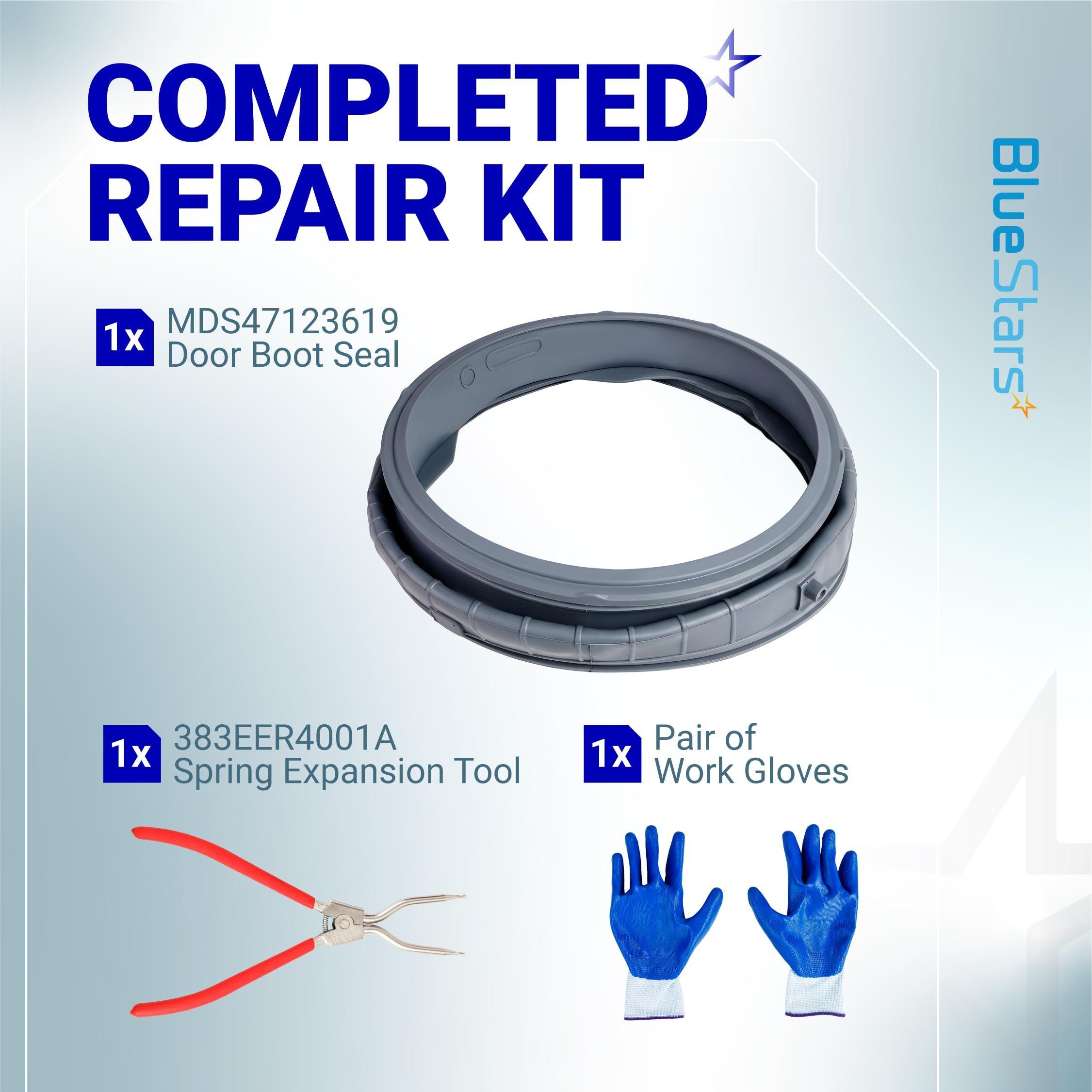 [NEW] BlueStars MDS47123619 Washer Door Seal with Extra Removal Tools image 6