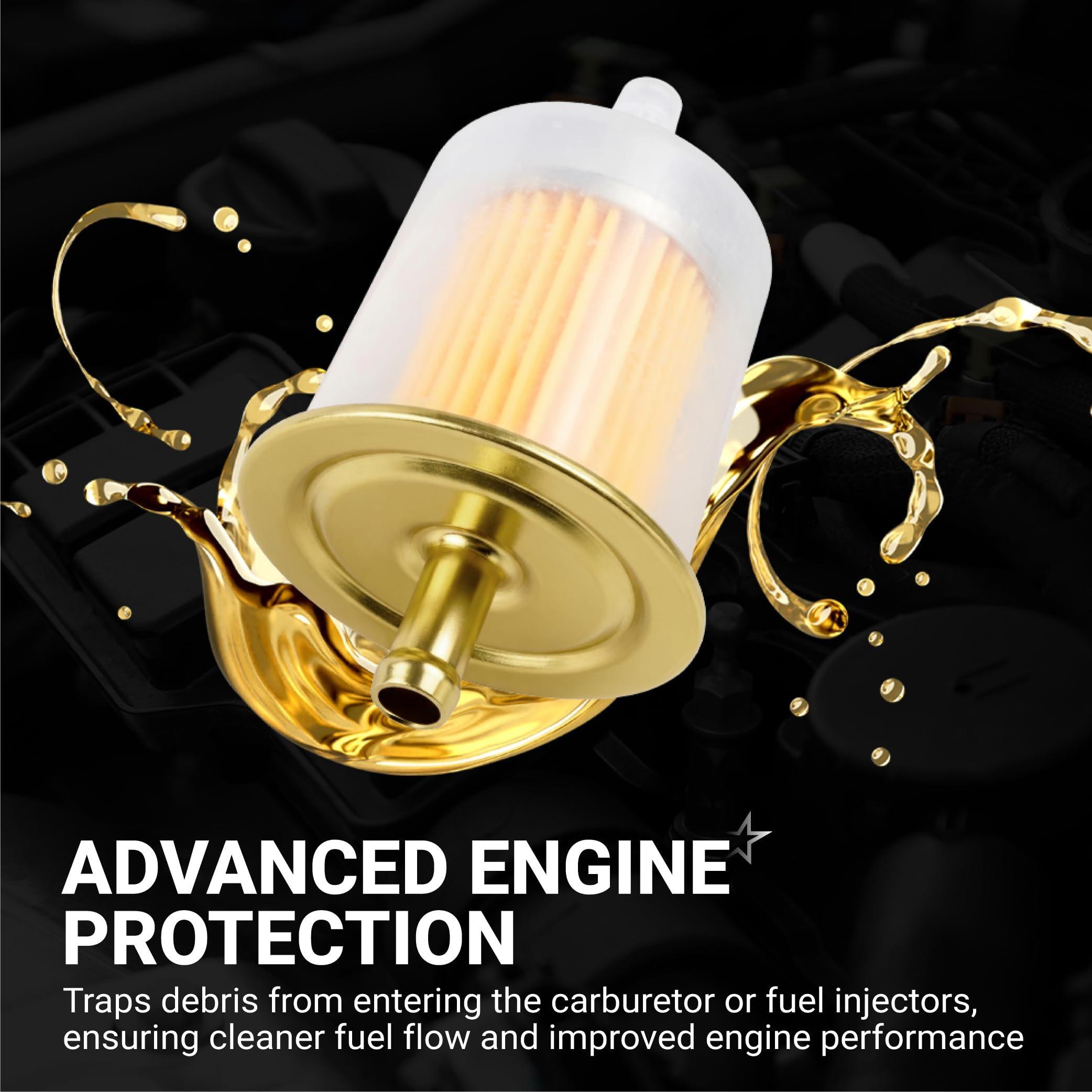3/8" Universal Inline Fuel Filter (10-Pack) image 3