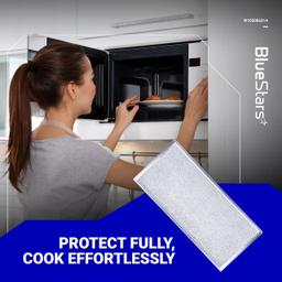 BlueStars Ultra Durable 3-Pack W10208631A Microwave Grease Filter Replacement 13x6in Aluminum Mesh Screen Grease Filter - Compatible with Whirlpool G.E Microwaves thumbnail 6