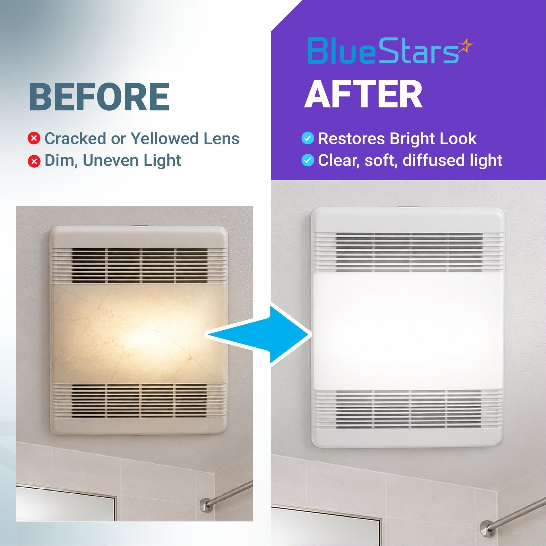 BlueStars 89108000 Bathroom Vent Fan Light Lens Cover – Fits Broan & NuTone 763RLN 769RF 770F VF705RCN VF707RCN – Replacement for 89108-000 AP5617085 image 7