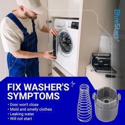 AGM73610701 Washer Magnetic Door Plunger Replacement - Compatible with LG WM3050 WM3170CW WM8000HA WM3770 WM3670HWA Kenmore Elite Washer and More thumbnail 4