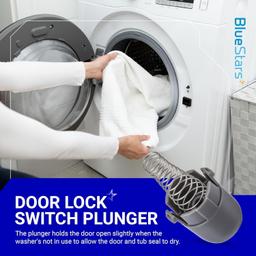 AGM73610701 Washer Magnetic Door Plunger Replacement - Compatible with LG WM3050 WM3170CW WM8000HA WM3770 WM3670HWA Kenmore Elite Washer and More thumbnail 7