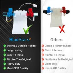 W10144820 Washer Water Inlet Valve Replacement - Exact Fit For Whirlpool & Kenmore Washers - Replaces WPW10144820 W10311458 AP6015761 PS11749042 thumbnail 1