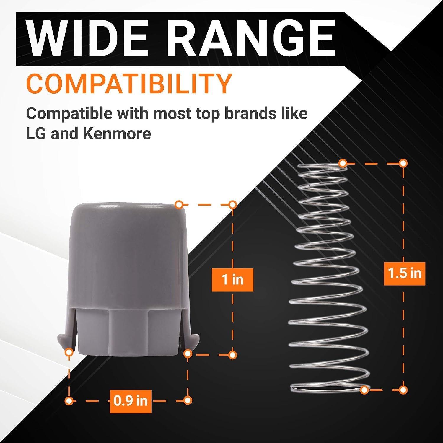 AGM73610701 Washer Magnetic Door Plunger Replacement - Compatible with LG & Kenmore Washers - Replaces AGM73610702 AP5331994 MEG61961401 - Pack of 2 image 1