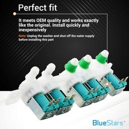 DC97-15459G Washing Machine Inlet Valve Assembly for Samsung Washers WA45H7000AW WA48H7400AW - Replaces 3276197 AP5623056 PS4220861 EAP4220861 thumbnail 4