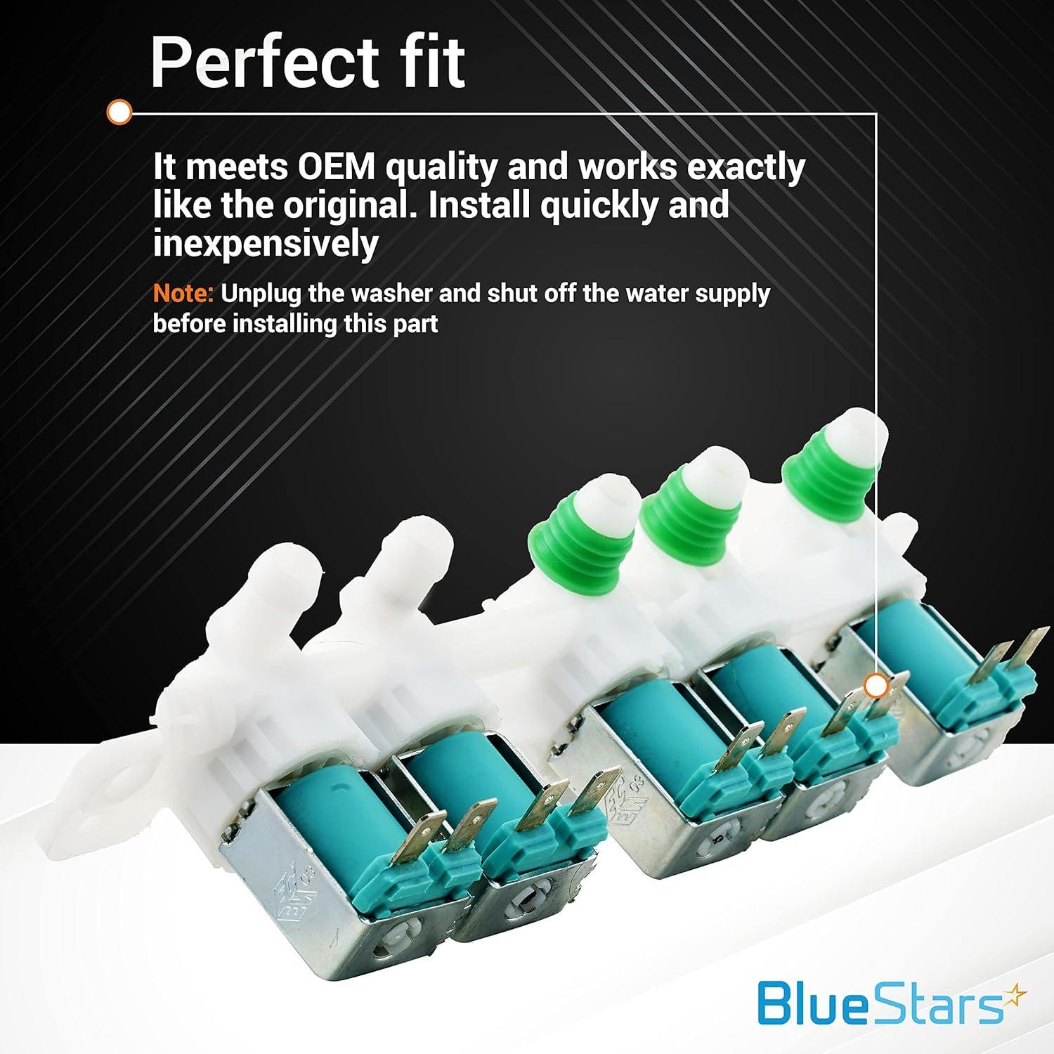 DC97-15459G Washing Machine Inlet Valve Assembly for Samsung Washers WA45H7000AW WA48H7400AW - Replaces 3276197 AP5623056 PS4220861 EAP4220861 image 4