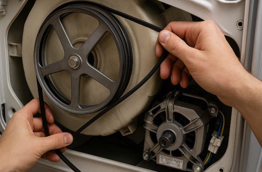 how to replace a drive belt on a washing machine min 1747389530 how to replace a drive belt on a washing machine min 1747389530