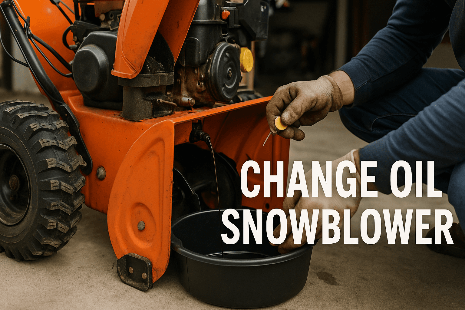 change-oil-snowblower change-oil-snowblower