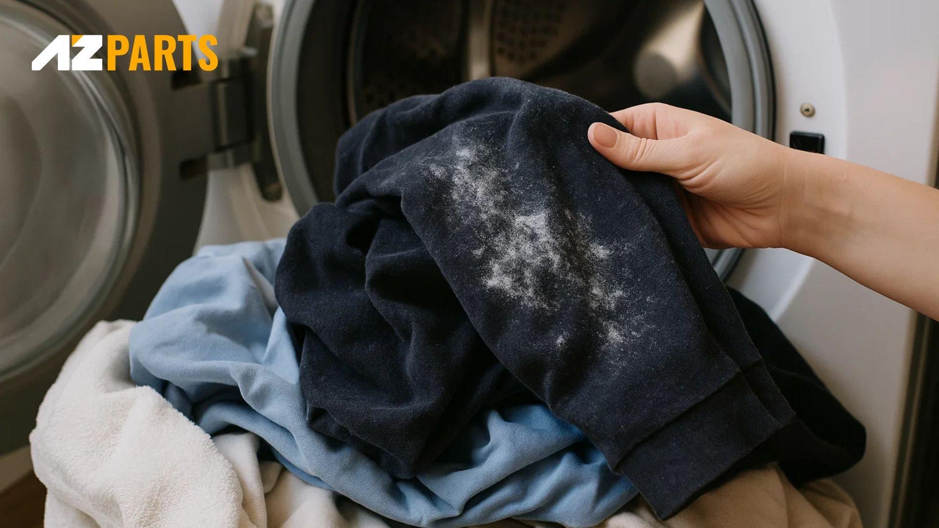 What Causes White Residue after Washing Clothes? What Causes White Residue after Washing Clothes? image
