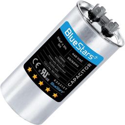65 uF/MFD 370-440VAC Round Run Start Capacitor thumbnail 0