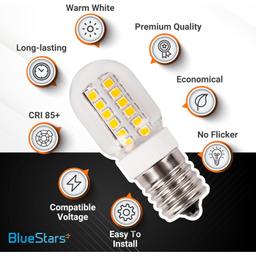 3W E17 Base Microwave Bulb 8206232A Dimmable LED Light Bulb thumbnail 6