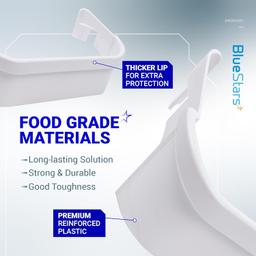 240351601 Refrigerator Freezer White Door Bin Side Shelf - Pack of 2 thumbnail 5