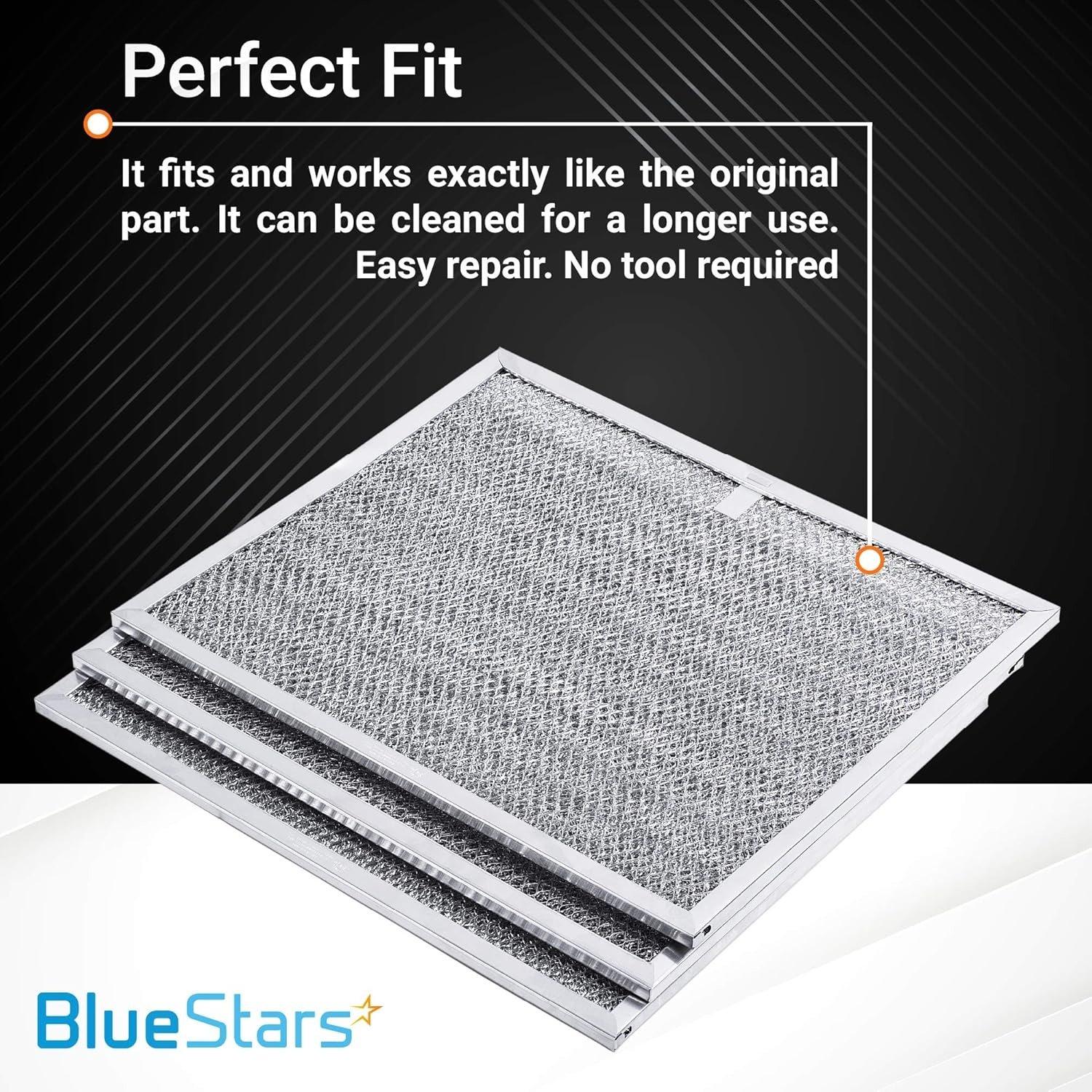BPS1FA30 Aluminum Mesh Range Hood Filter - Pack of 3 image 2
