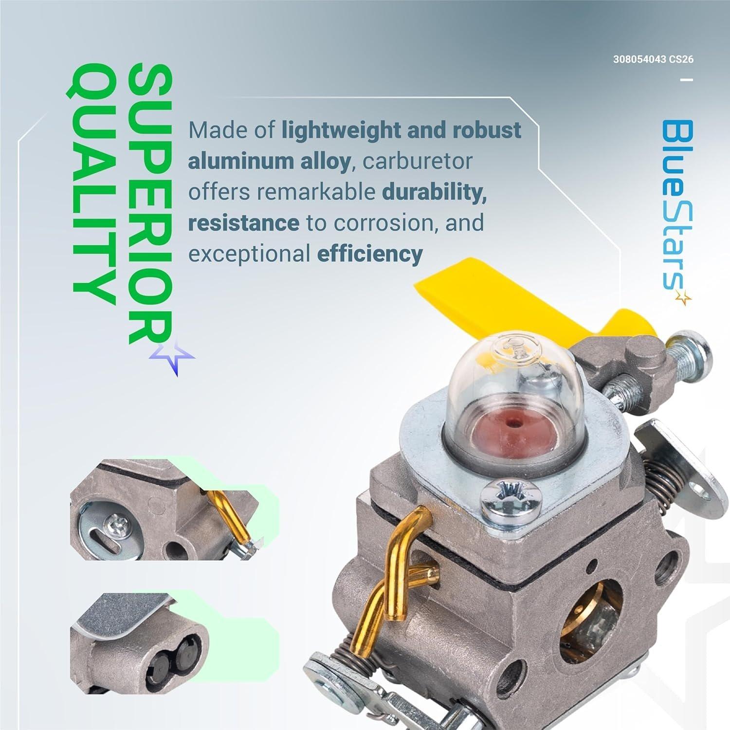 308054043 CS26 CS30 Carburetor Kit For Ryobi image 6