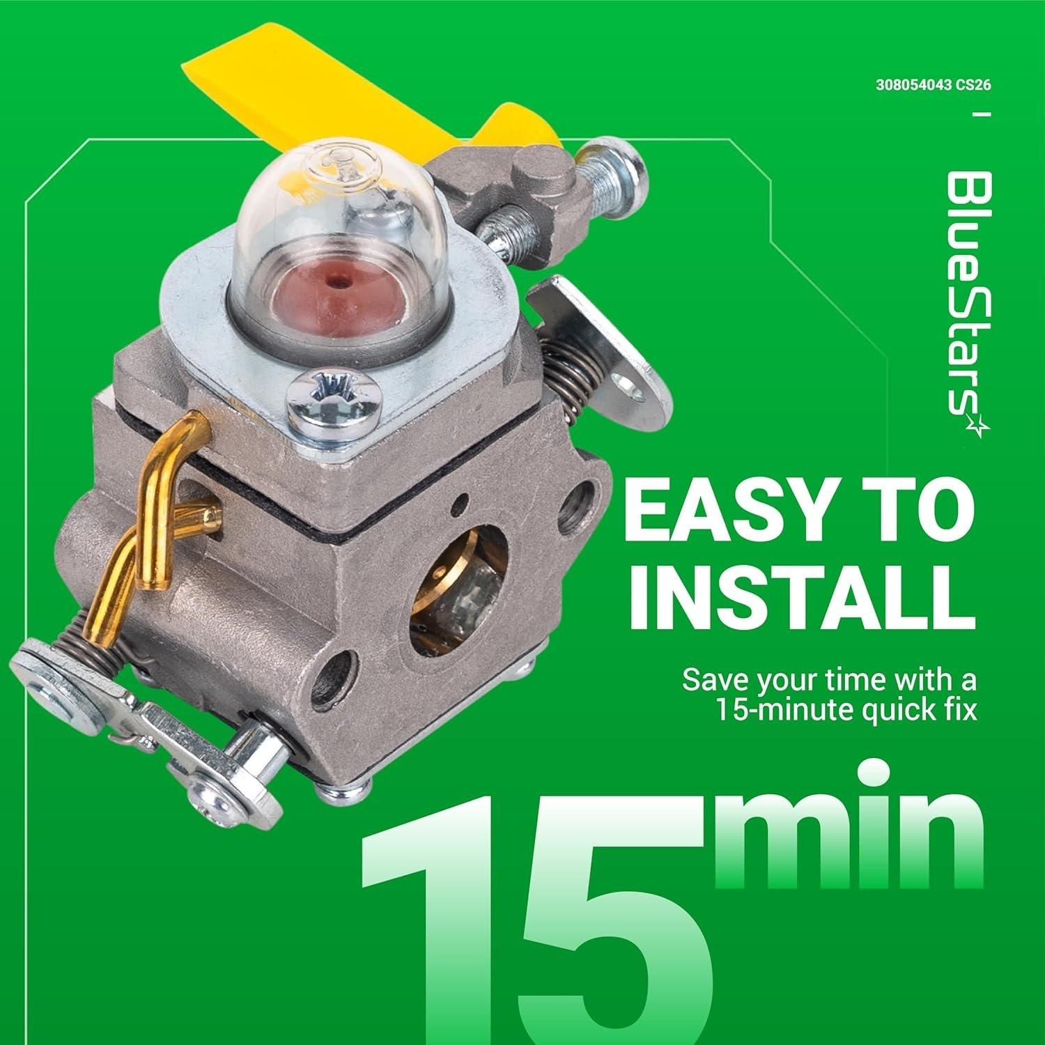 308054043 CS26 CS30 Carburetor Kit For Ryobi image 2