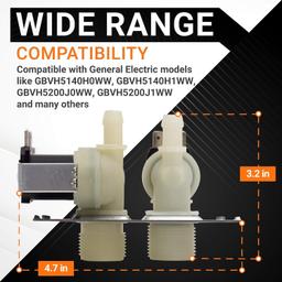 WH13X10029 Washer Water Inlet Valve thumbnail 5