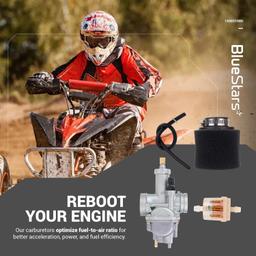 KLF220A Carburetor Kit with Air Filter & Fuel Filter thumbnail 2