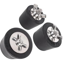 3 Sizes 1-Inch, 1.25-Inch, 1.5-Inch Swimming Pool Winter Expansion Rubber Plugs, Pack of 3 thumbnail 0