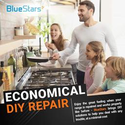 WB03T10284 Range Stove Oven All Metal Control Knob - Pack of 5 thumbnail 3