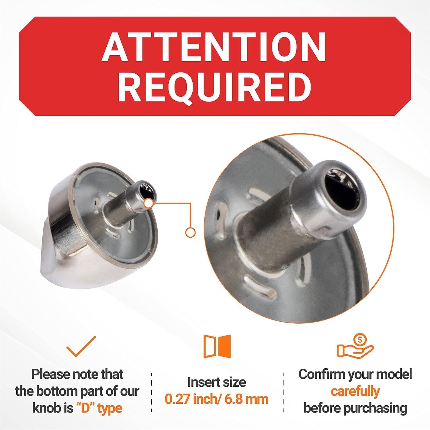 WB03X32194 Range Burner Control Dial Knob - Pack of 5 image 1