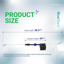 104-8677 Brake Cable thumbnail 2