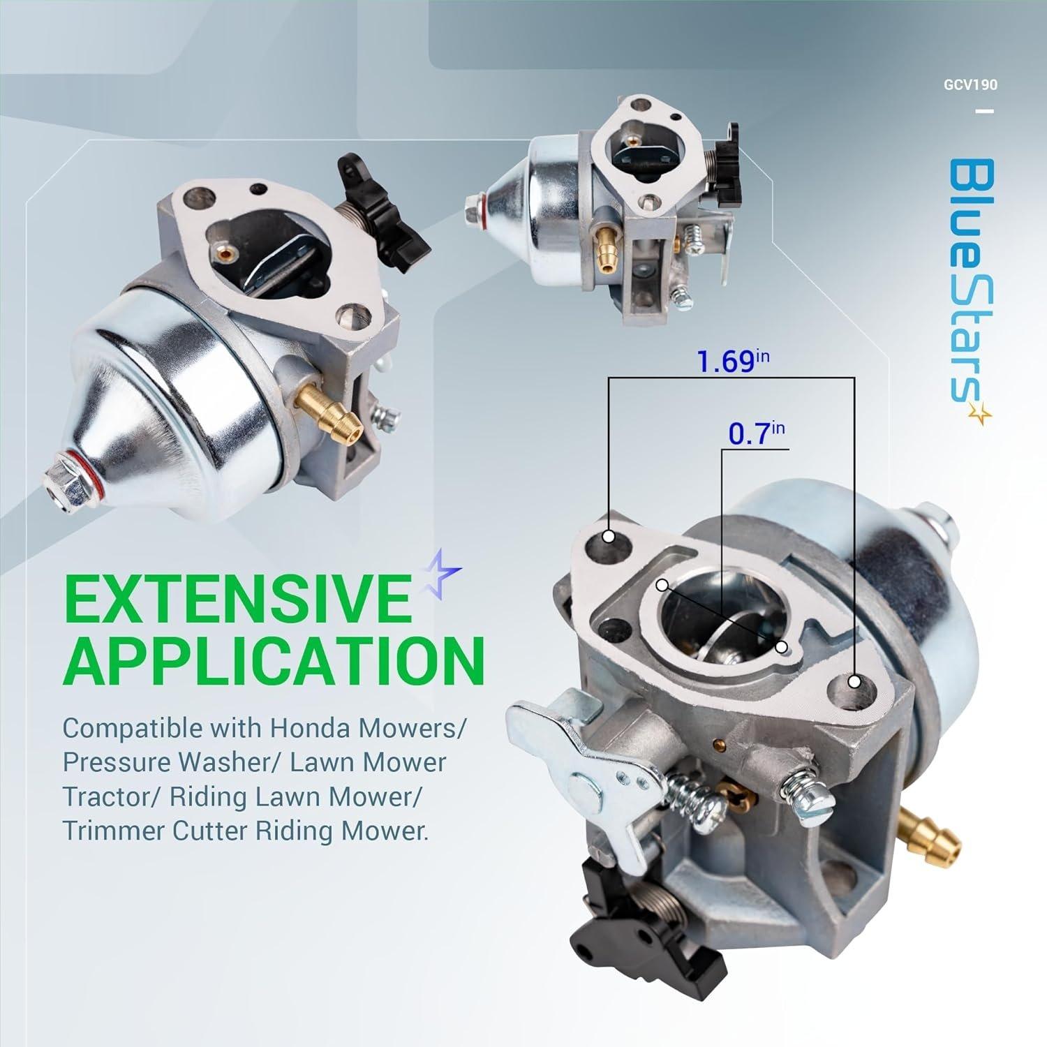 GCV190 HRX217 Carburetor Kit image 3