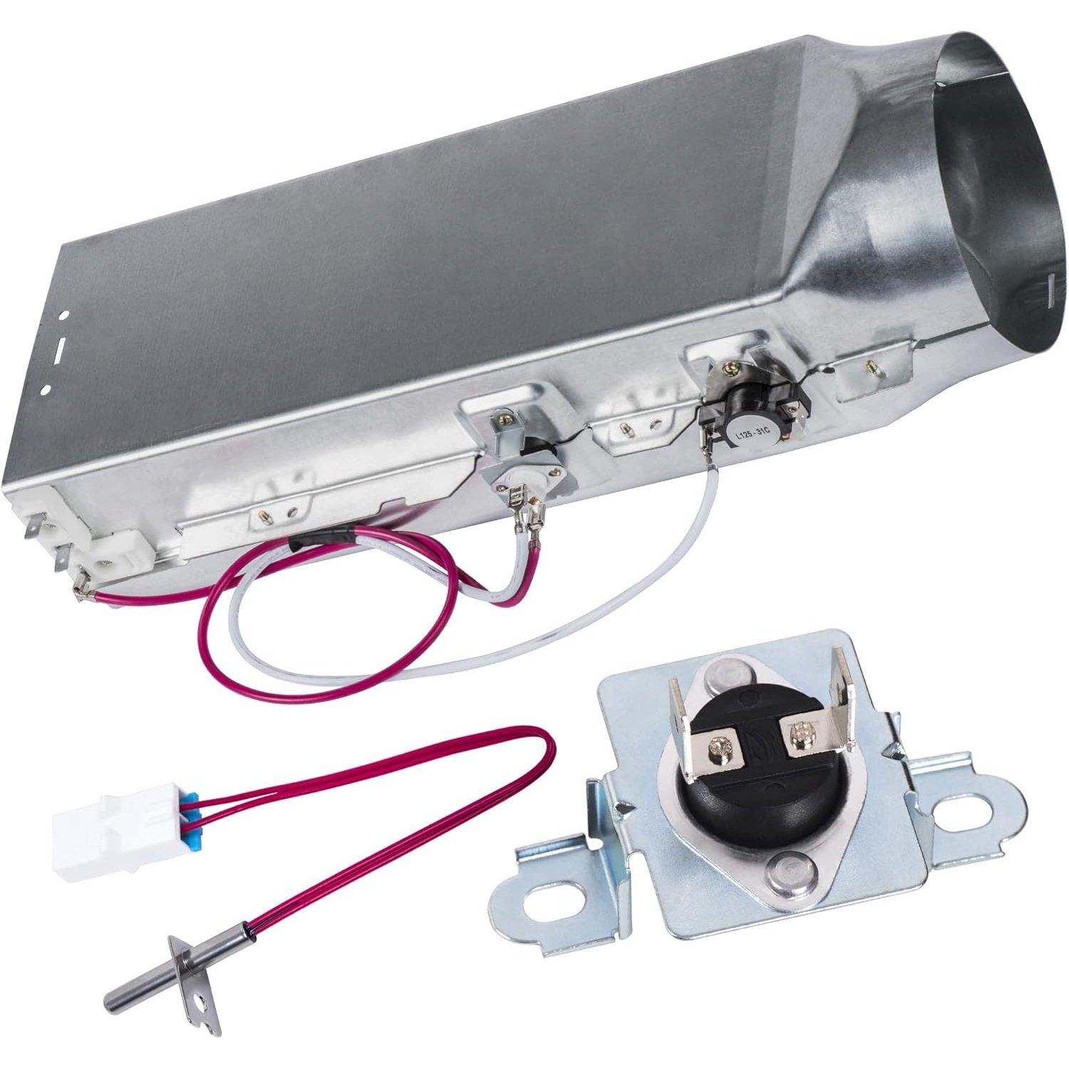 5301EL1001J Dryer Heating Element, 6931EL3003D Thermal Fuse, 6323EL2001B Thermistor image 0