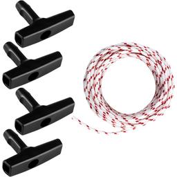 Recoil Starter Rope 10-Meter Pull Cord with 4 Pieces Starter Handle thumbnail 0