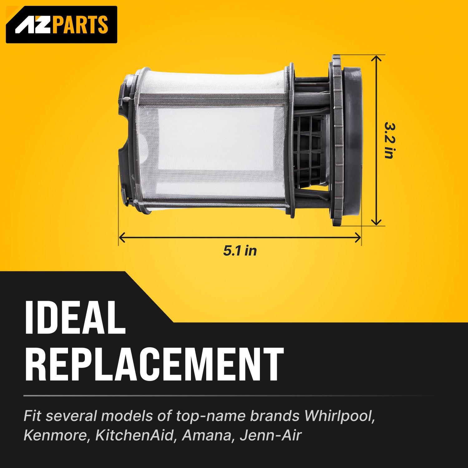 W10872845 Dishwasher Pump Filter Cup image 6