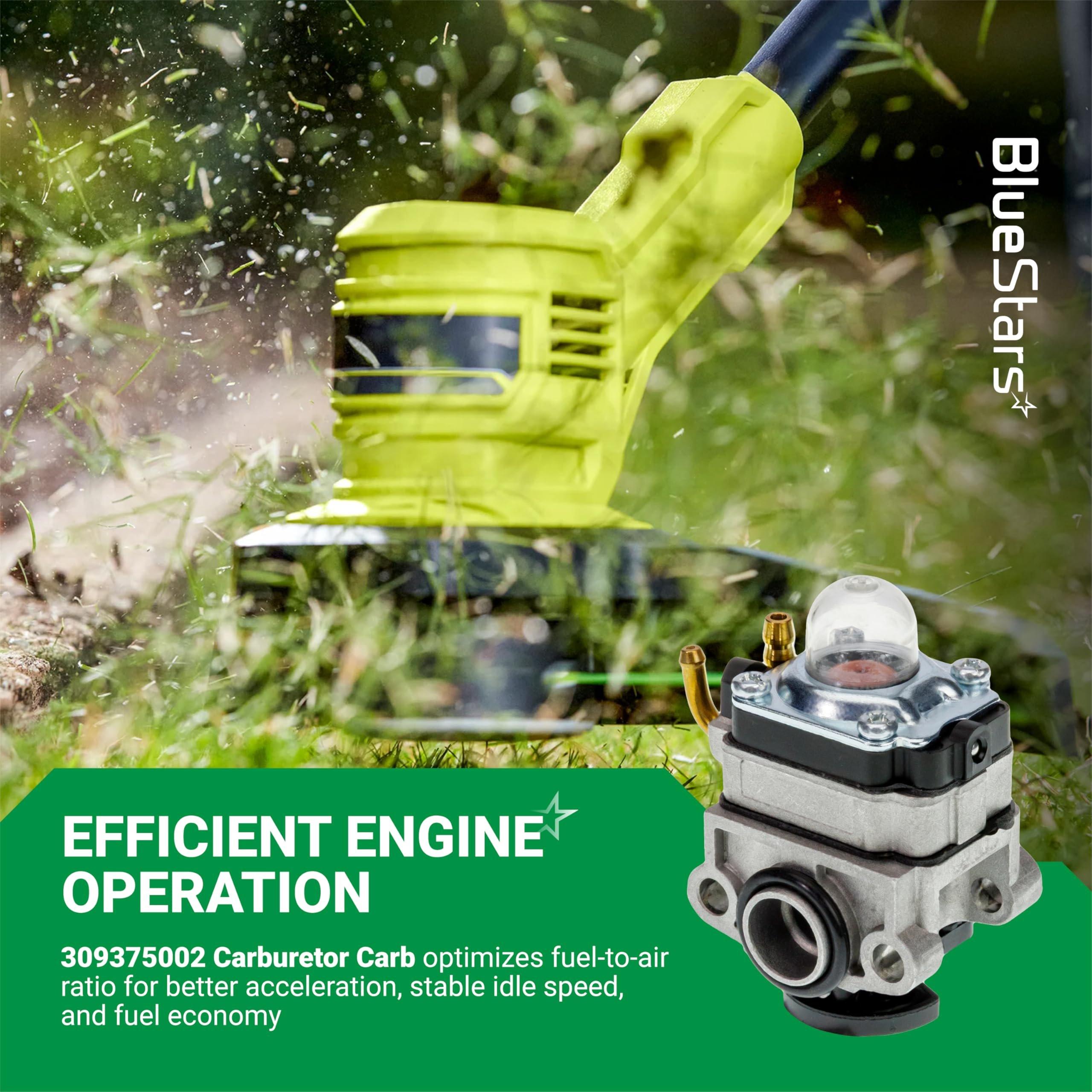 309375002 Carburetor Kit - Compatible with Ryobi & Homelite 30cc 4-Cycle Engines 309370002 985624001 Ryobi S430 C430 X430 RY34421 RY34441 RY34425 RY34445 RY34001 RY13016 String Trimmers image 1